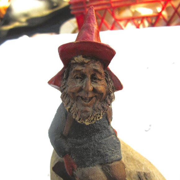 VTG 1987 TOM CLARK GNOME, SKIBO, SIGNED BY ARTIST - Picture 6 of 9